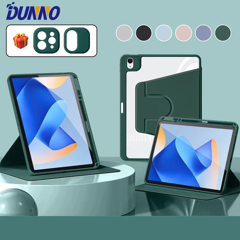 Étui rotatif à 360° pour iPad Air 11/13 (M2), iPad Pro 11/13 (M4), iPad Air 4/5, iPad 7/8/9/10e génération et Mini 6