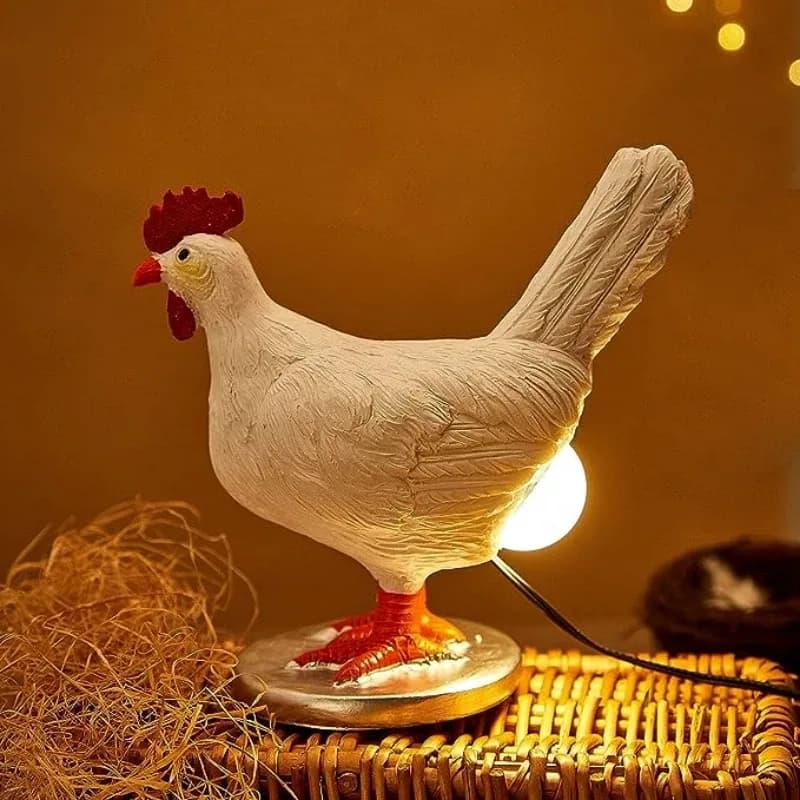 Veilleuse décorative en forme de poussin