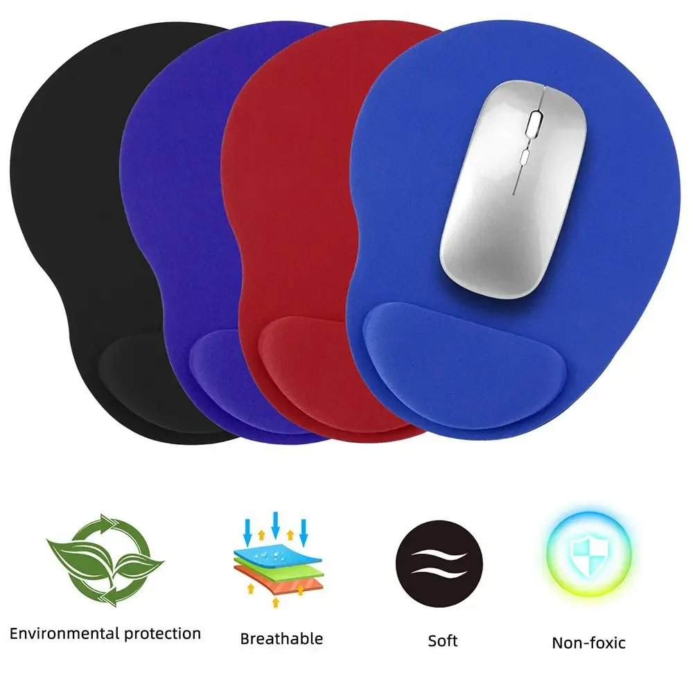 Tapis de souris ergonomique avec repose-poignet antidérapant - Image 4