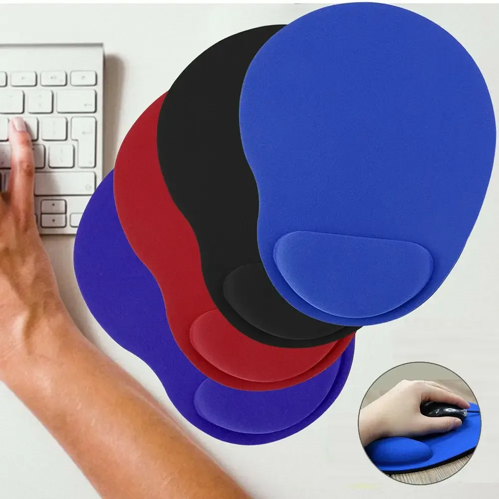 Tapis de souris ergonomique avec repose-poignet antidérapant - Image 2