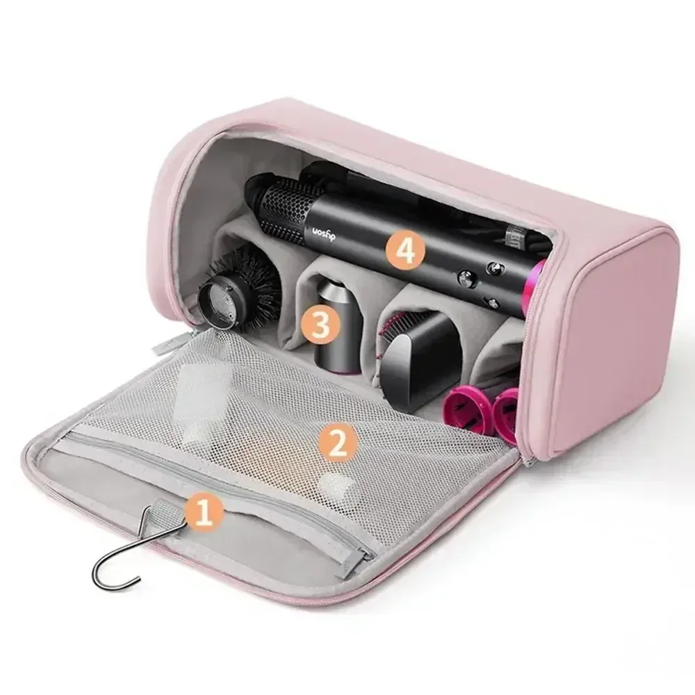 Sac de rangement suspendu de grande capacité pour sèche-cheveux et outils de coiffure - Image 4