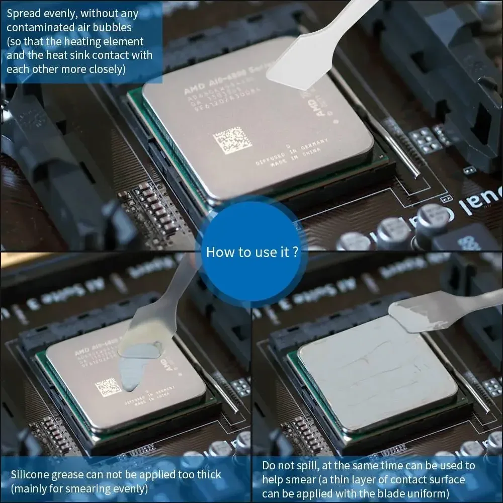 Maxtor CTG8 - Pâte thermique haute performance 12,8 W/mK pour CPU et GPU (1g/2g/4g) - Image 4