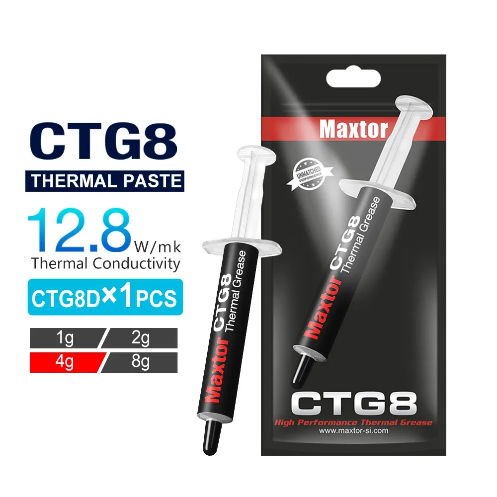 Maxtor CTG8 - Pâte thermique haute performance 12,8 W/mK pour CPU et GPU (1g/2g/4g) slide 11