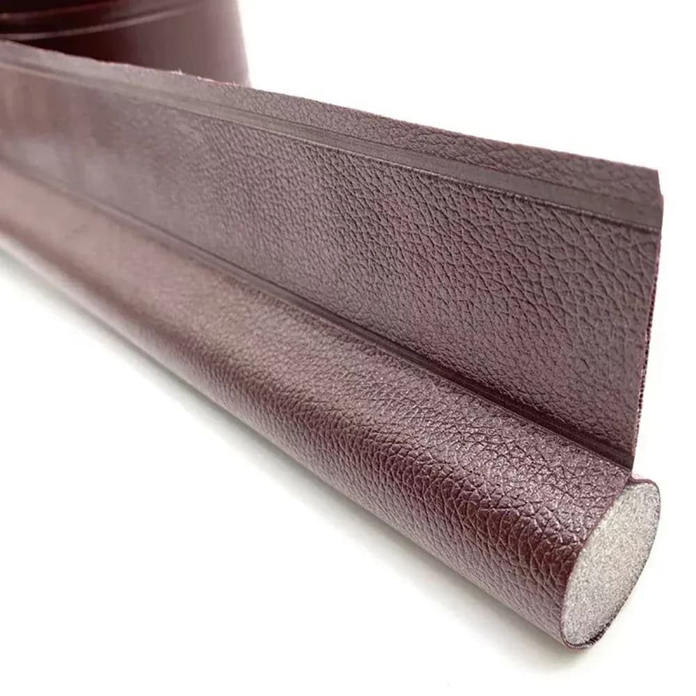 Bande d'étanchéité pour bas de porte en caoutchouc flexible, isolante et insonorisante slide 14