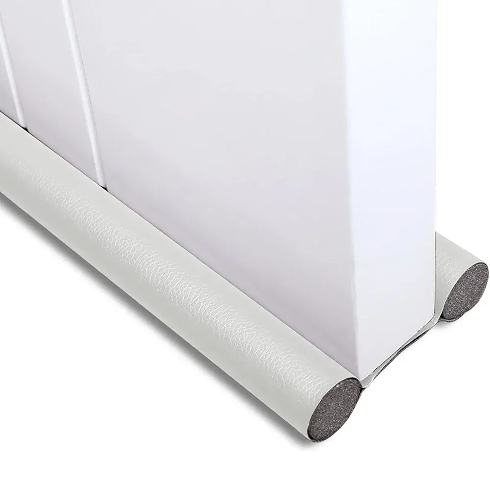 Bande d'étanchéité pour bas de porte en caoutchouc flexible, isolante et insonorisante slide 11