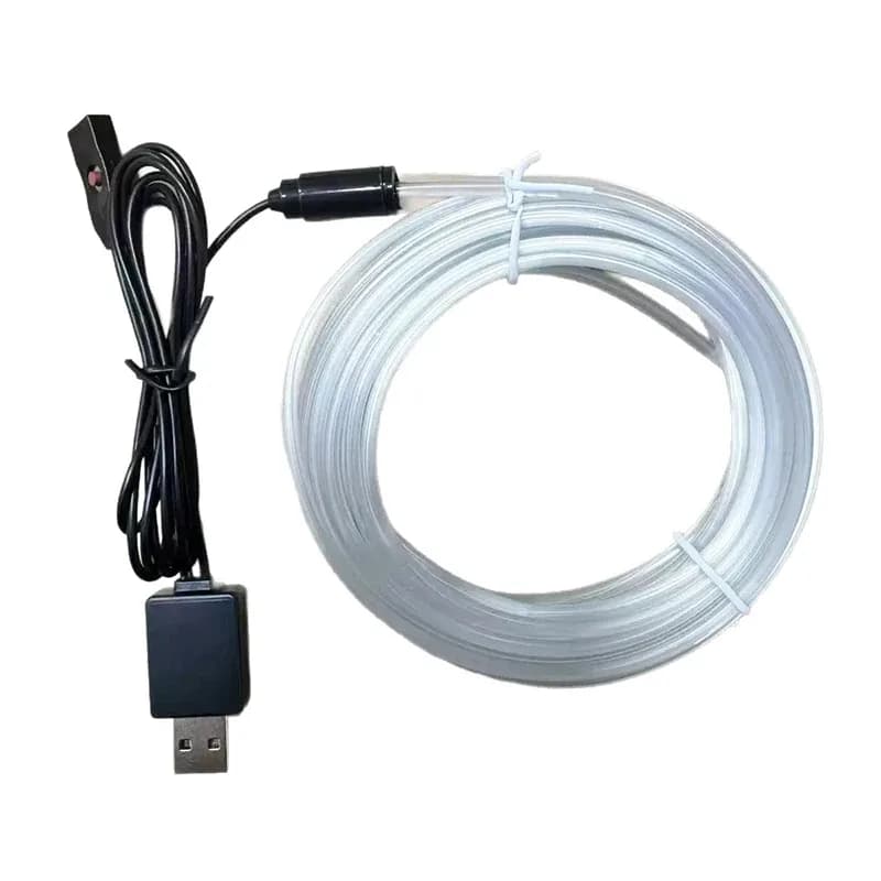 Bande LED RGB d'ambiance à fibre optique pour intérieur de voiture - Image 1