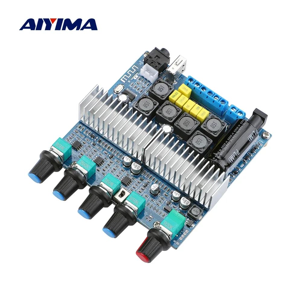 AIYIMA TPA3116 Amplificateur de Puissance 2.1 Bluetooth 5.0 HiFi - 2x50W + 100W