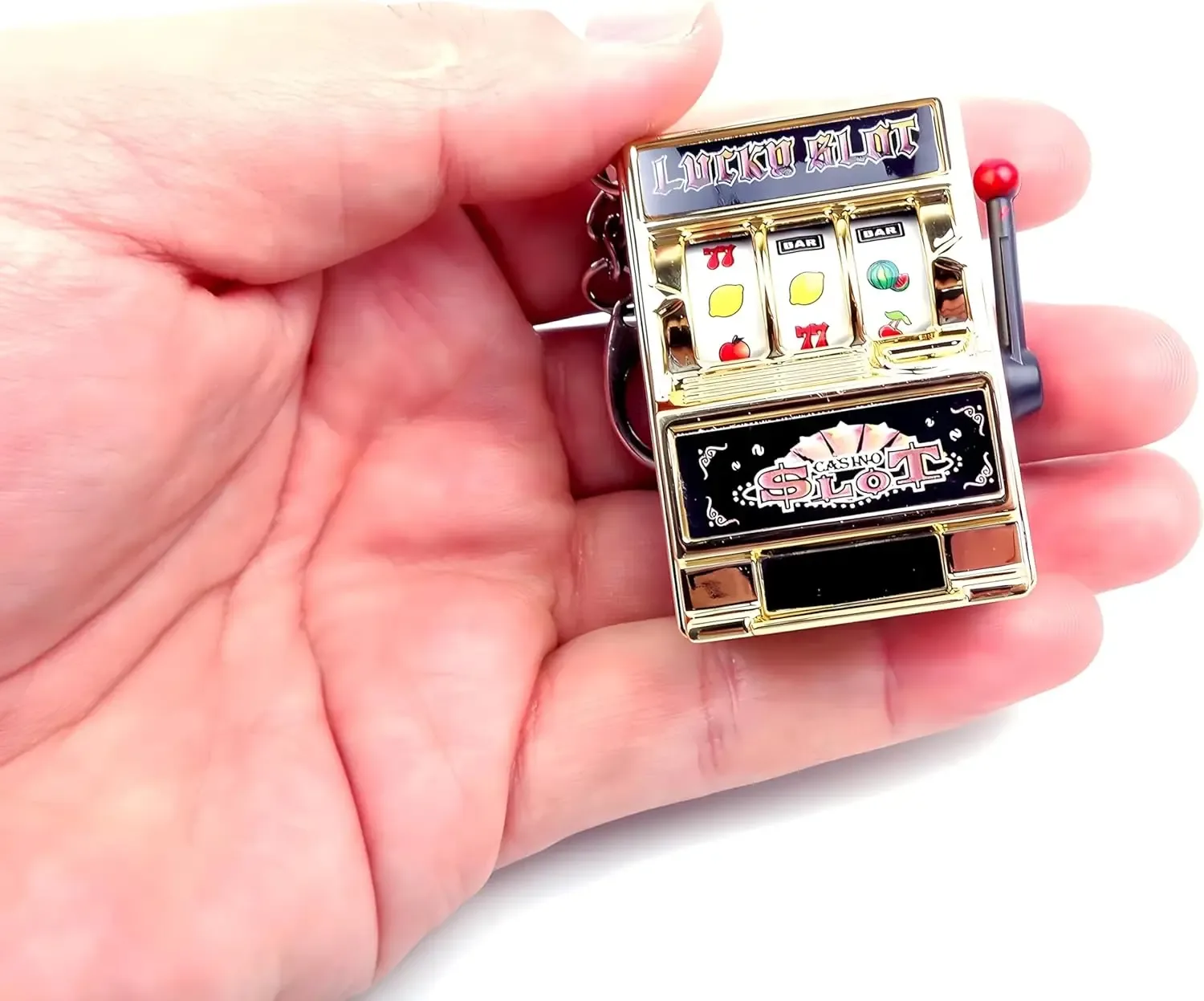 Porte-clés Mini Machine à Sous Casino slide 2