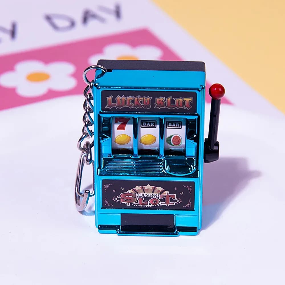 Porte-clés Mini Machine à Sous Casino slide 9