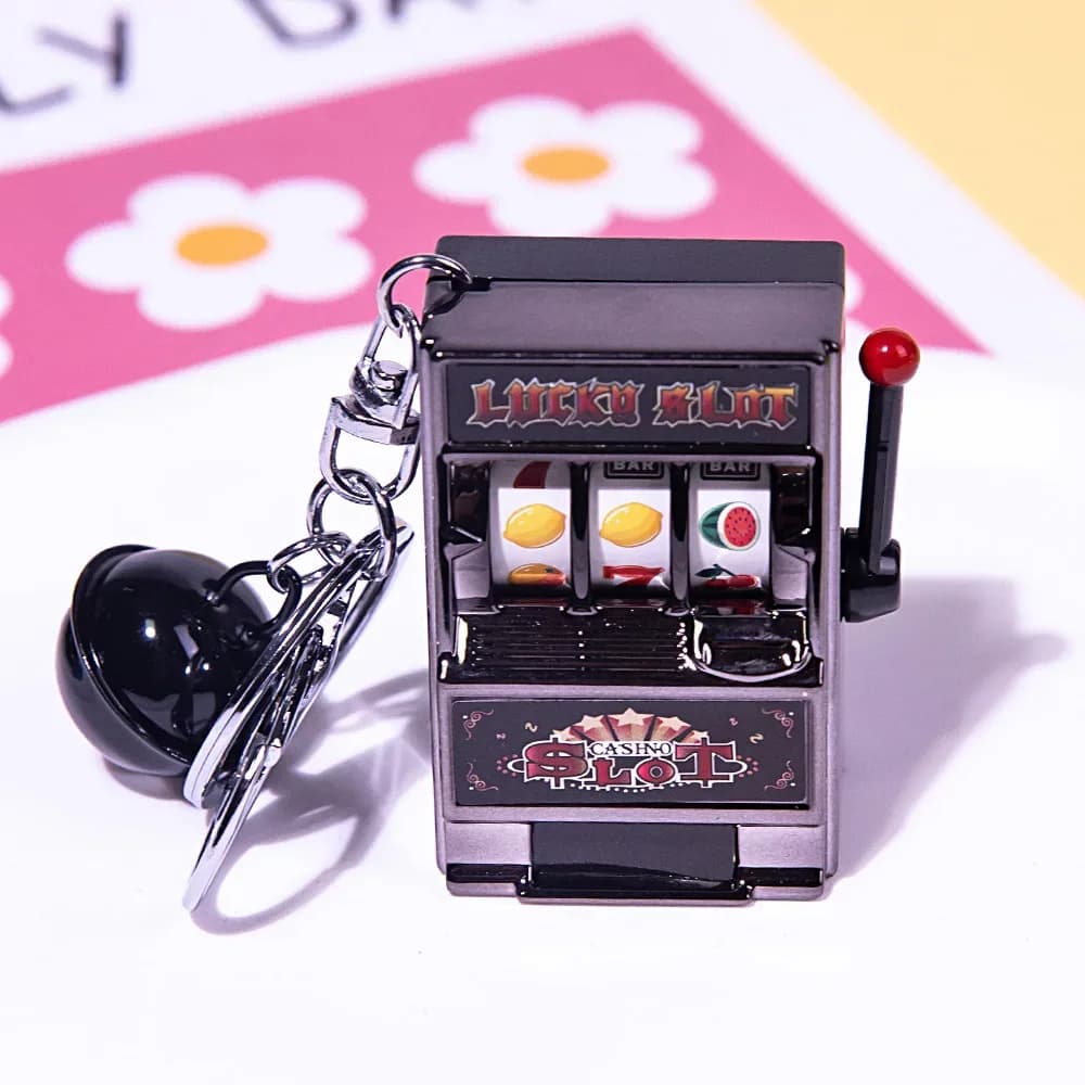 Porte-clés Mini Machine à Sous Casino slide 12