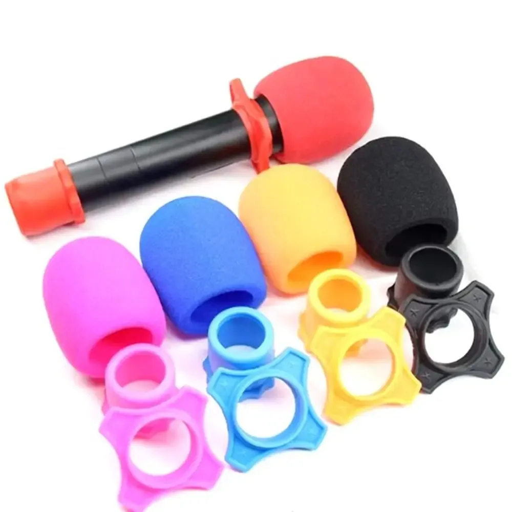 Kit de Protection en Silicone pour Microphone : Anneau Anti-roulis et Base Antidérapante - Image 4