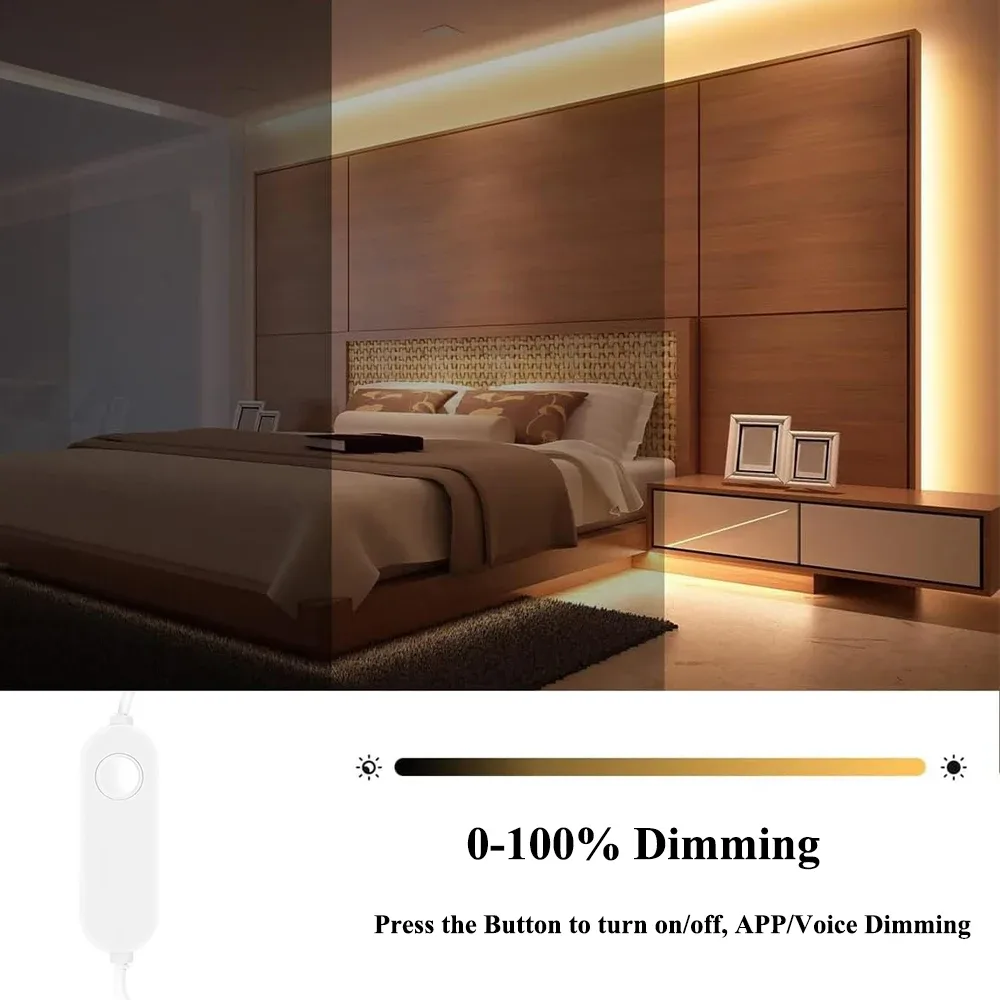 Ruban LED Néon Flexible Connecté Wi-Fi (Compatible Apple HomeKit) - Blanc Variable 3000-6500K - Étanche 12V slide 2