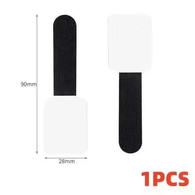 Lot de 20 clips de gestion de câbles en nylon - Noir et blanc slide 11