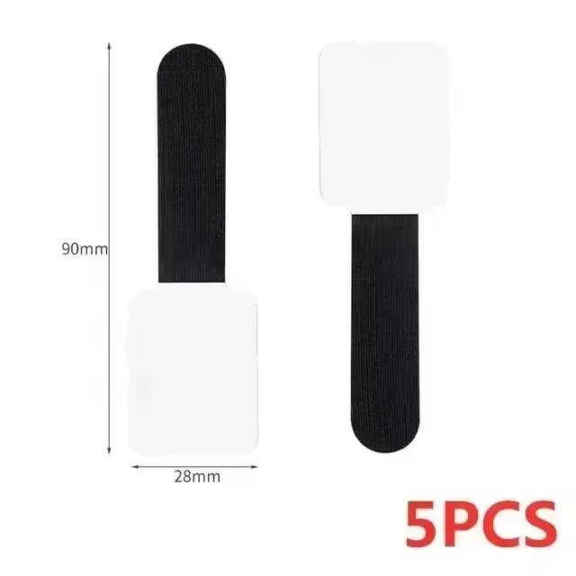 Lot de 20 clips de gestion de câbles en nylon - Noir et blanc slide 13