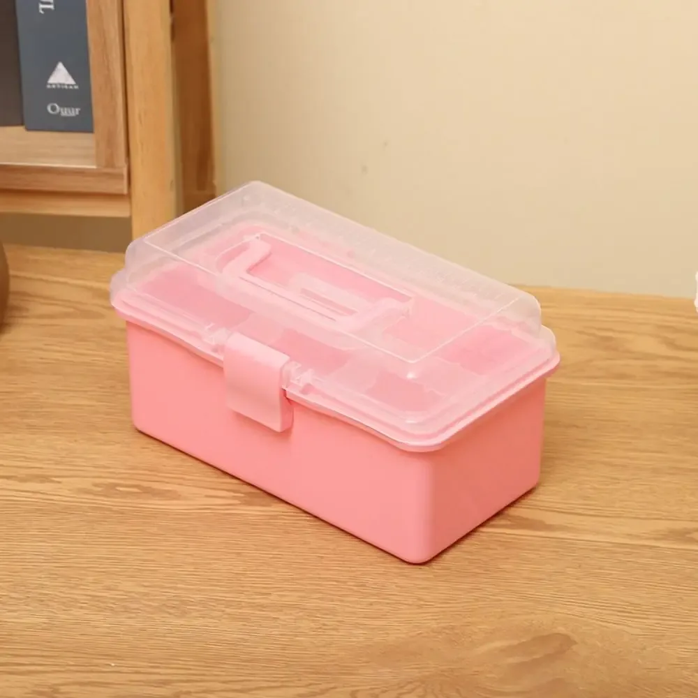 Boîte de rangement pliable à 2/3 niveaux pour maquillage et accessoires de beauté slide 7