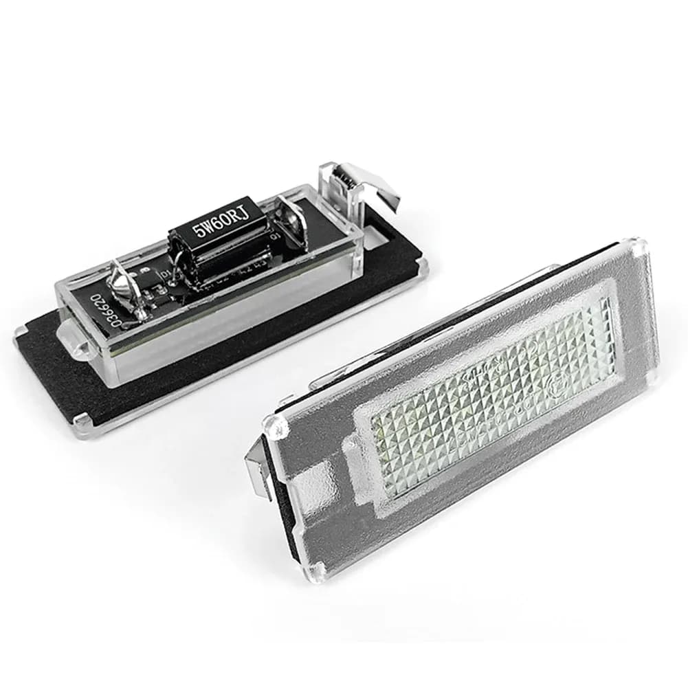 Éclairage de plaque d'immatriculation pour Fiat Ducato, Citroën Jumper, Peugeot Boxer (2006-2020) et Lancia Ypsilon (2003-2011)