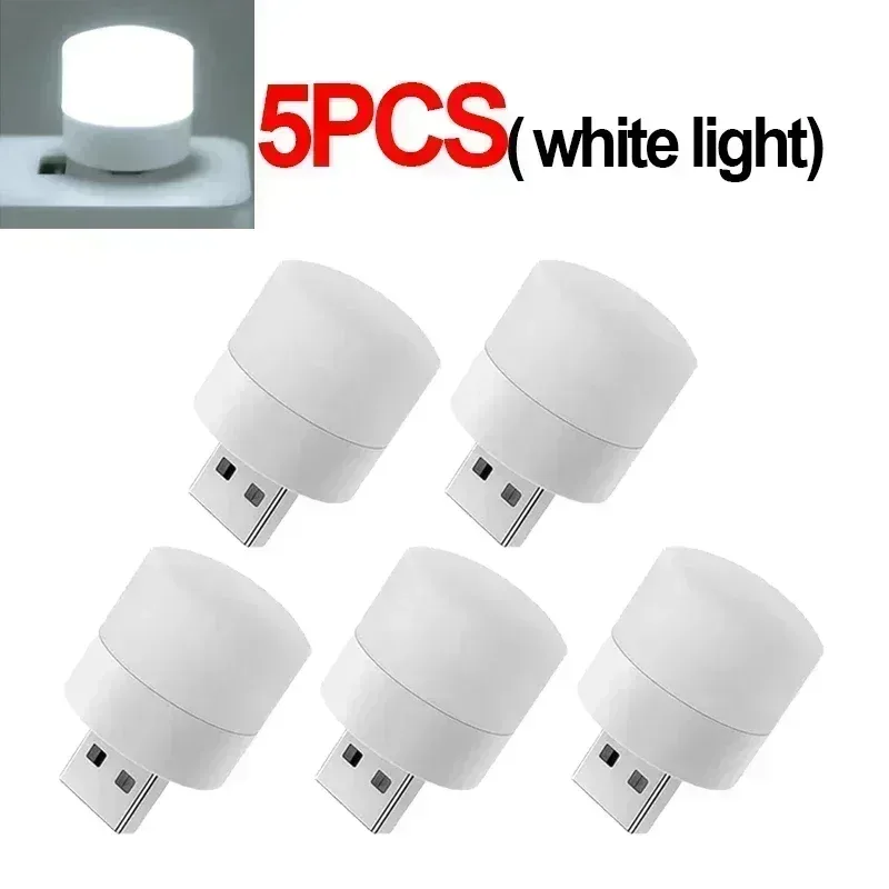 Mini veilleuse LED USB blanc chaud - Lampe de lecture avec protection oculaire slide 11