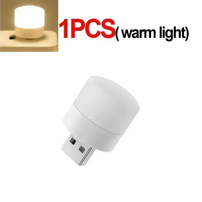 Mini veilleuse LED USB blanc chaud - Lampe de lecture avec protection oculaire slide 13