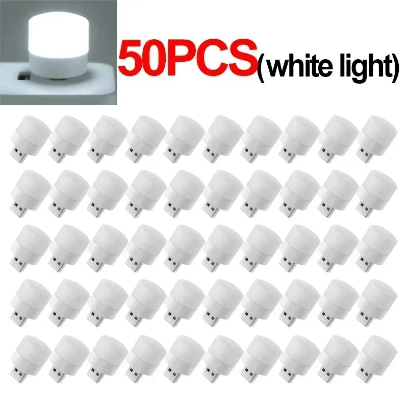 Mini veilleuse LED USB blanc chaud - Lampe de lecture avec protection oculaire slide 10