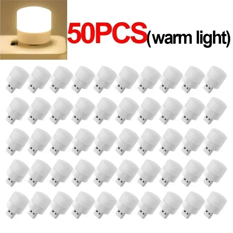 Mini veilleuse LED USB blanc chaud - Lampe de lecture avec protection oculaire slide 16