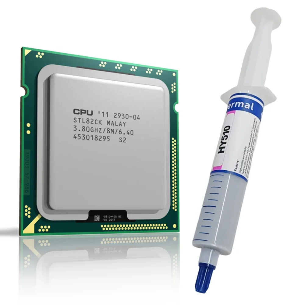 Pâte thermique silicone HY510 pour CPU et GPU - Gris - Image 2