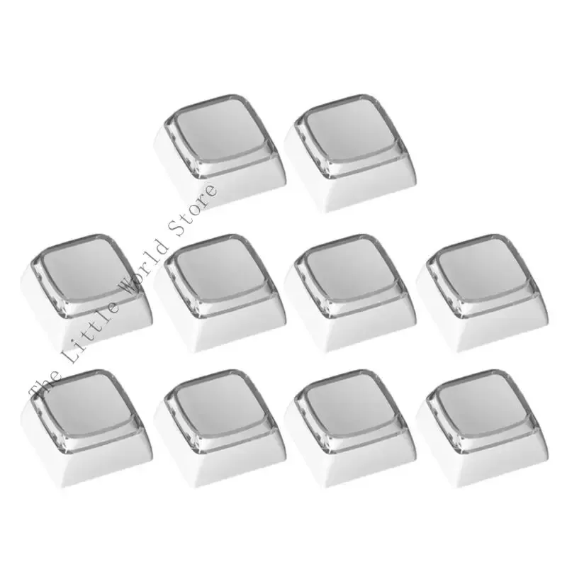 Lot de 10 keycaps vierges en PC - Image 2