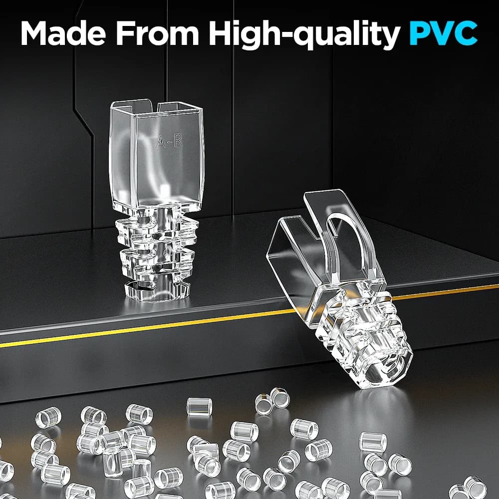 AMPCOM - Manchons anti-traction pour connecteurs RJ45 (6,5/7,5/8,0 mm) - Compatible CAT5E à CAT8 slide 2