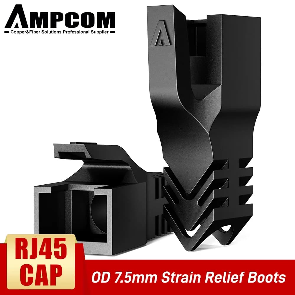 AMPCOM - Manchons anti-traction pour connecteurs RJ45 (6,5/7,5/8,0 mm) - Compatible CAT5E à CAT8 slide 10