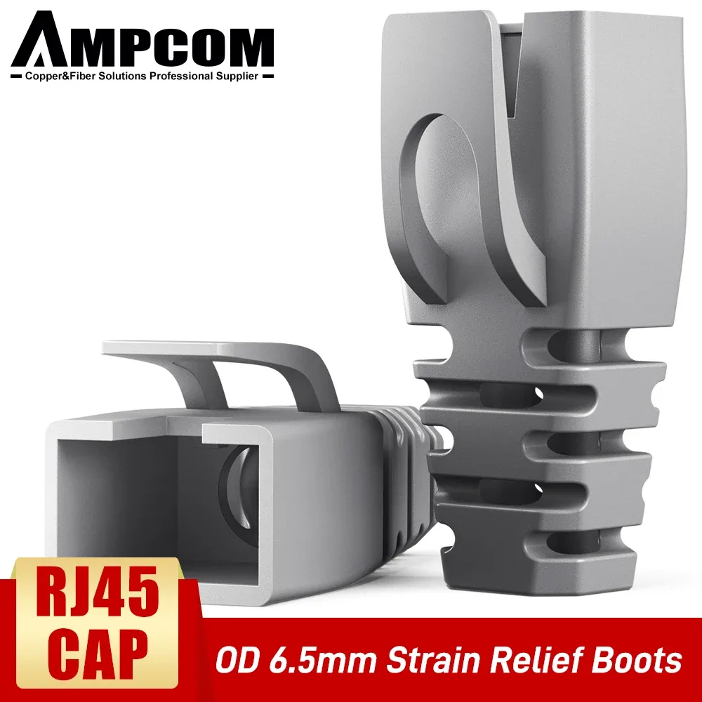 AMPCOM - Manchons anti-traction pour connecteurs RJ45 (6,5/7,5/8,0 mm) - Compatible CAT5E à CAT8 slide 8