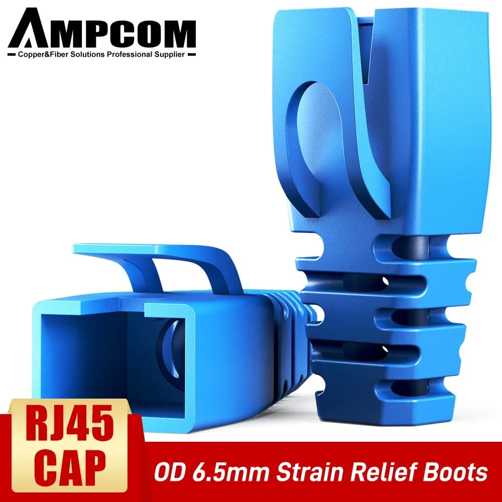 AMPCOM - Manchons anti-traction pour connecteurs RJ45 (6,5/7,5/8,0 mm) - Compatible CAT5E à CAT8 slide 20