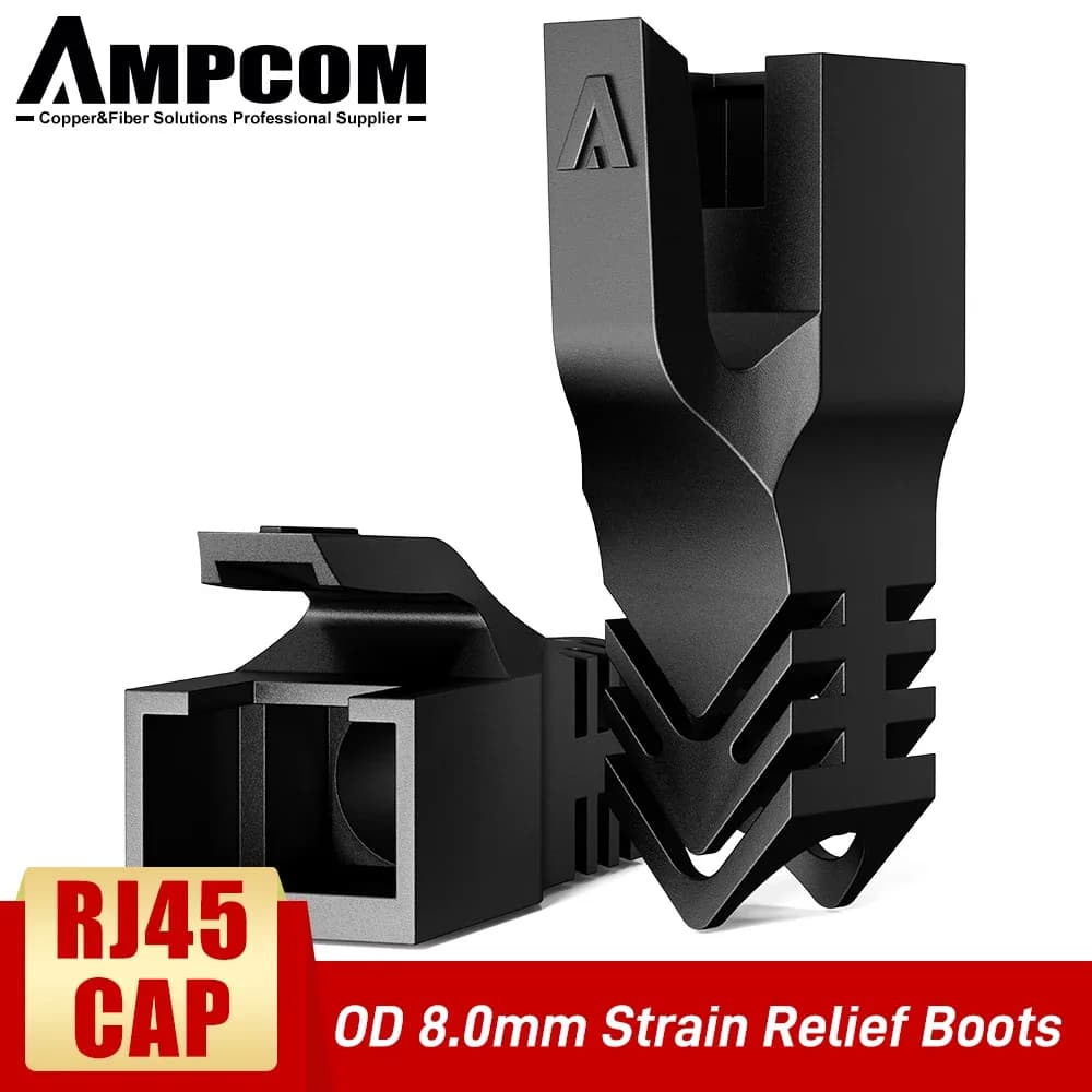 AMPCOM - Manchons anti-traction pour connecteurs RJ45 (6,5/7,5/8,0 mm) - Compatible CAT5E à CAT8 slide 19