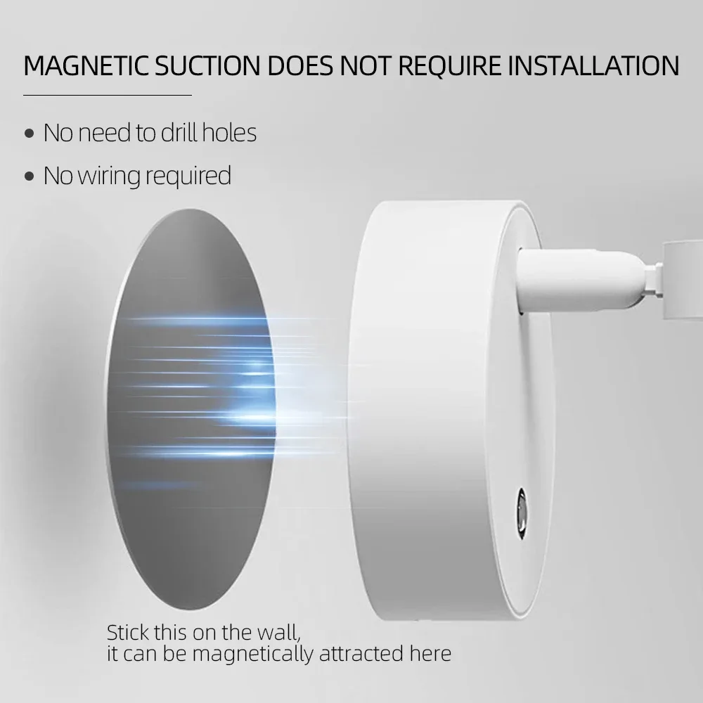 Projecteur LED Coucher de Soleil Magnétique et Rechargeable - Rotation 360° et Variateur Tactile slide 5
