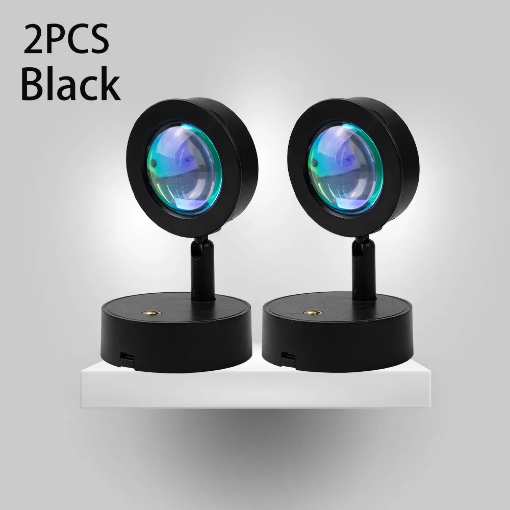 Projecteur LED Coucher de Soleil Magnétique et Rechargeable - Rotation 360° et Variateur Tactile slide 11