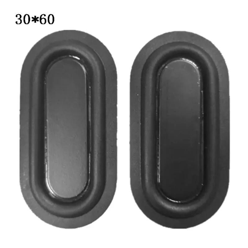 Lot de 2 radiateurs passifs en caoutchouc noir et laiton pour haut-parleur slide 13