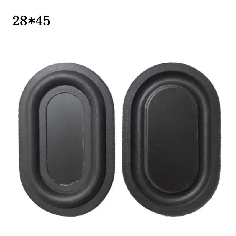 Lot de 2 radiateurs passifs en caoutchouc noir et laiton pour haut-parleur slide 16