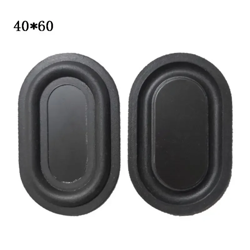 Lot de 2 radiateurs passifs en caoutchouc noir et laiton pour haut-parleur slide 9