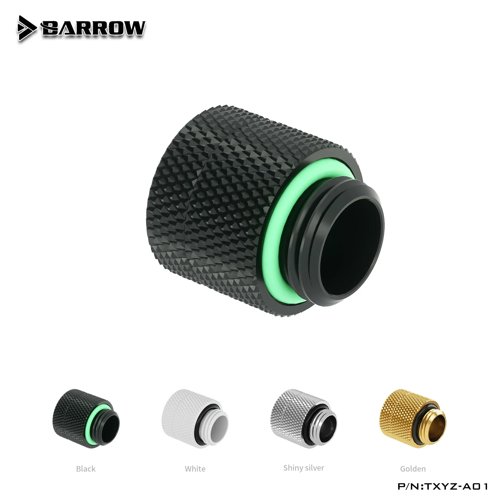 Barrow - Raccord d'extension rotatif G1/4 pour watercooling - TXYZ-A01