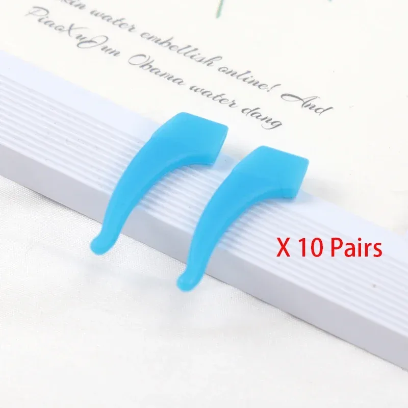 Lot de 20 supports d'oreilles antidérapants en silicone pour lunettes slide 8
