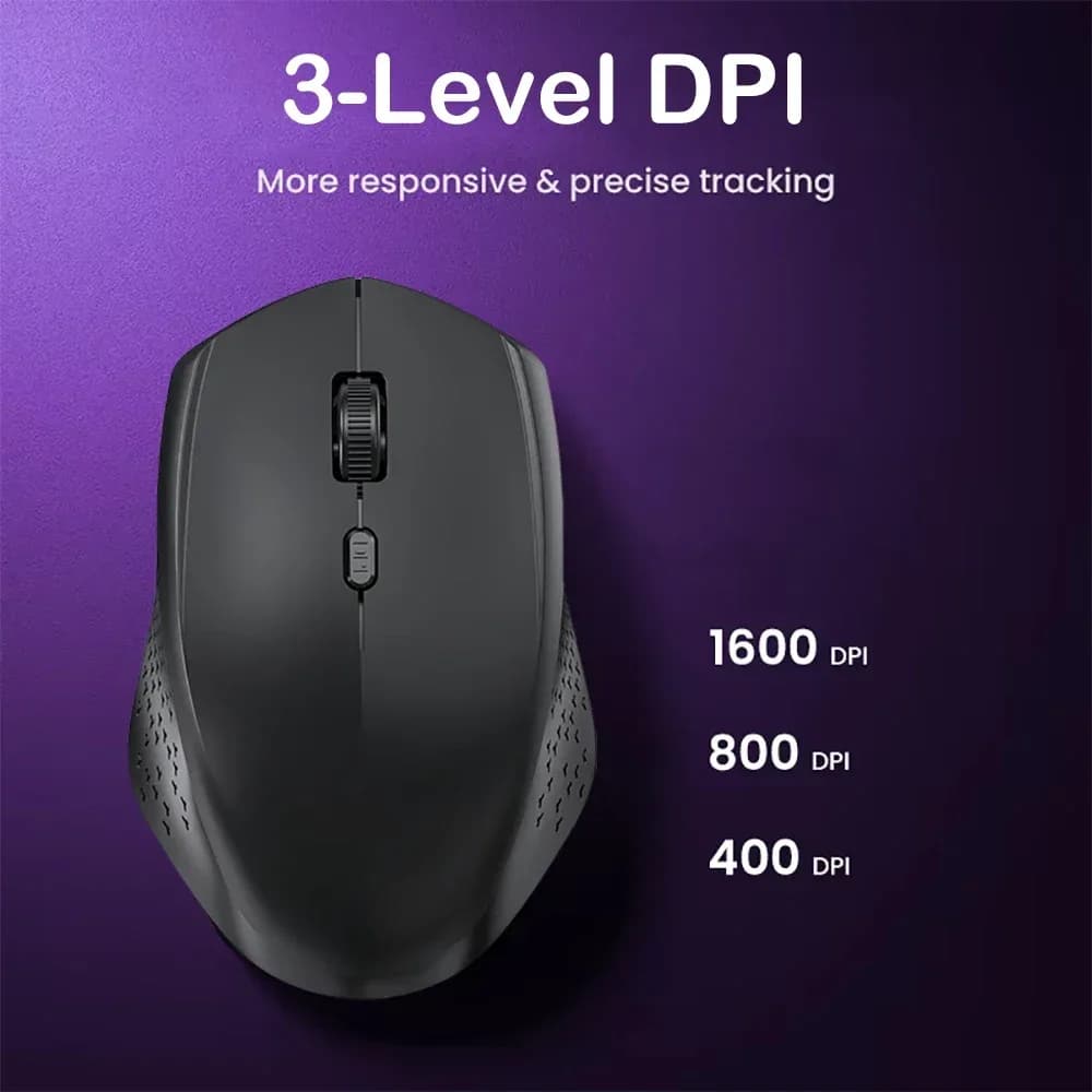Souris sans fil rechargeable double mode Bluetooth 5.2 et 2.4G - Silencieuse - 1600 DPI - Image 6