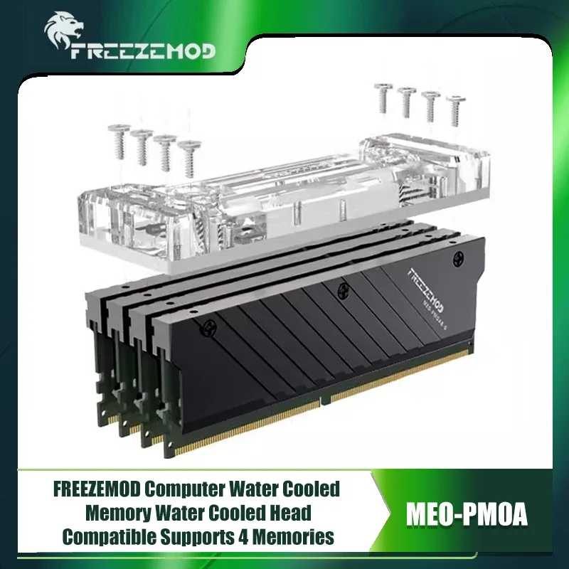 Waterblock EZEMOD pour mémoire RAM PC, compatible avec 4 modules MEO-PM0A, version large standard