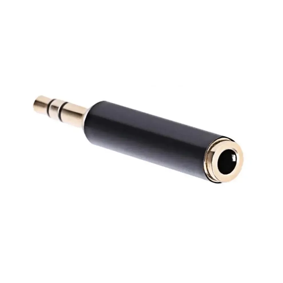 Adaptateur Audio Jack 3,5 mm TRS Mâle vers TRRS Femelle, Connecteurs Plaqué Or - Image 6