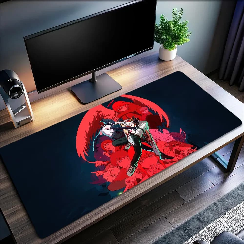 Tapis de souris de jeu XL antidérapant avec bords cousus - Image 5