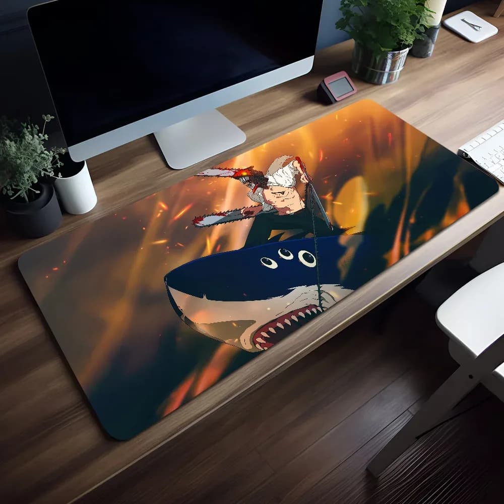 Tapis de souris de jeu XL antidérapant avec bords cousus slide 8