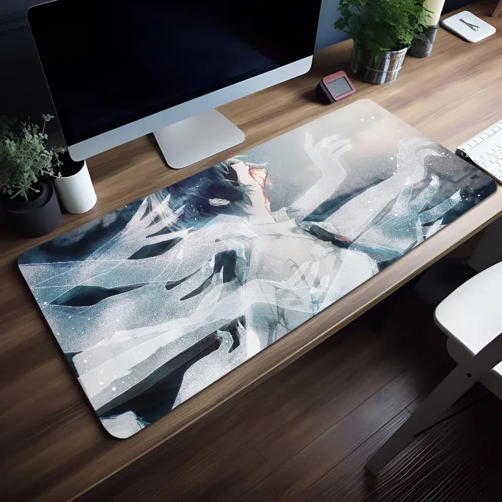Tapis de souris de jeu XL antidérapant avec bords cousus slide 14