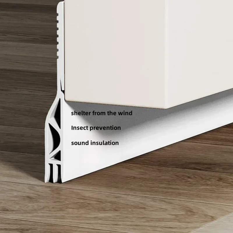 Joint d'étanchéité auto-adhésif pour porte, isolation thermique et acoustique, 1m - Image 3