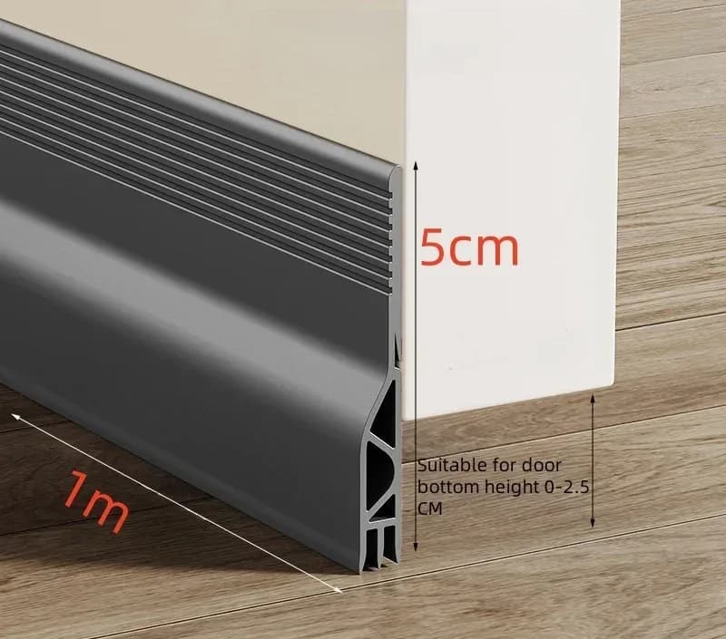 Joint d'étanchéité auto-adhésif pour porte, isolation thermique et acoustique, 1m slide 10