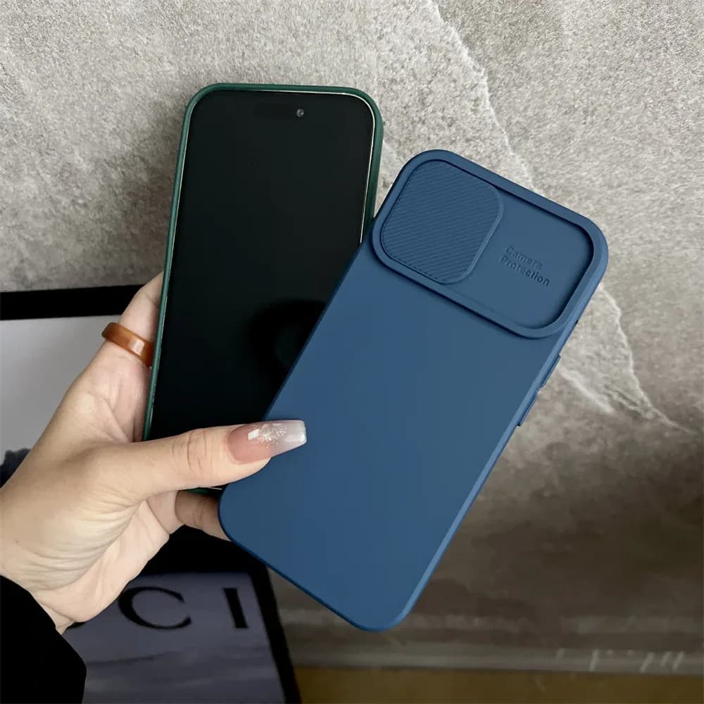 Coque antichoc avec protection de caméra coulissante pour iPhone slide 3