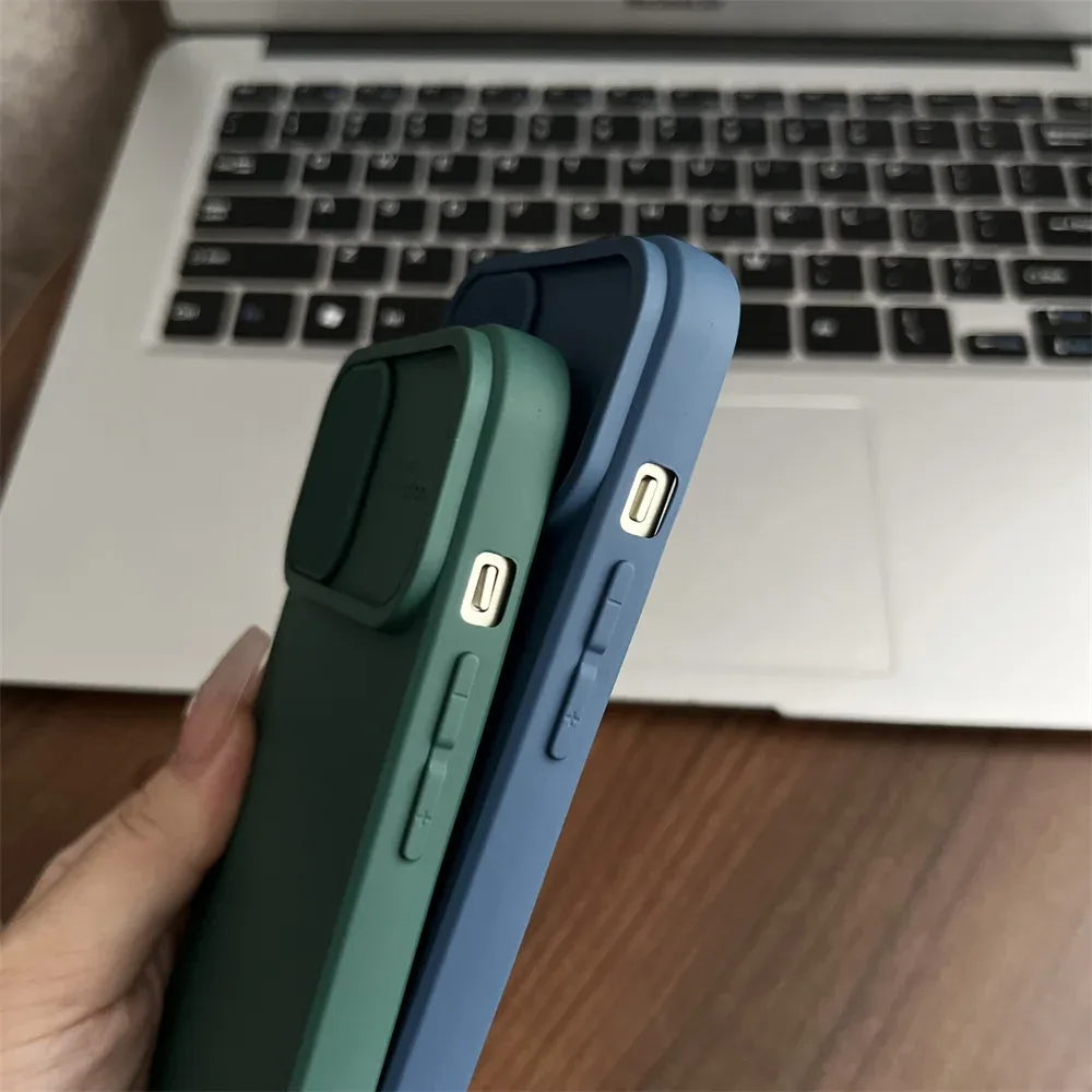 Coque antichoc avec protection de caméra coulissante pour iPhone slide 4