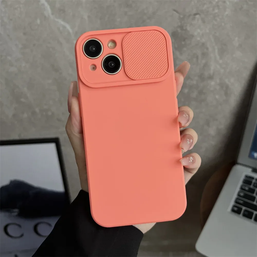 Coque antichoc avec protection de caméra coulissante pour iPhone slide 10