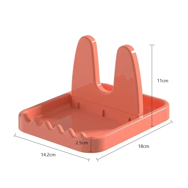 Support de couvercle pliable et repose-ustensiles de cuisine slide 8